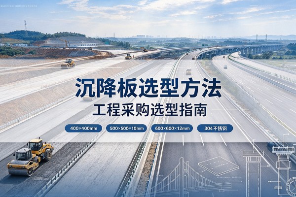 罗甸沉降板选择方法