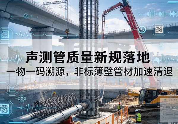 罗甸声测管质量新规落地，一物一码溯源，非标薄壁管材加速清退